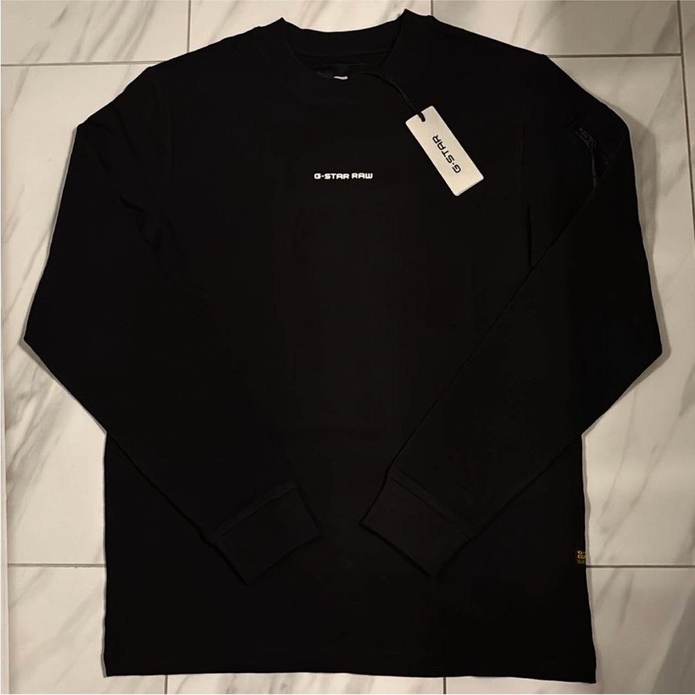 Men’s G-Star Raw Long Sleeve Logo Tweeter